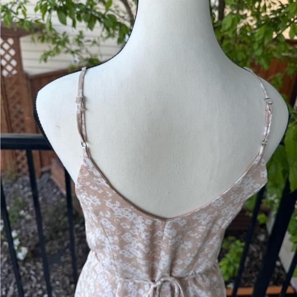 Floral Button-Down Spaghetti Strap Dress - Picture 6 of 7